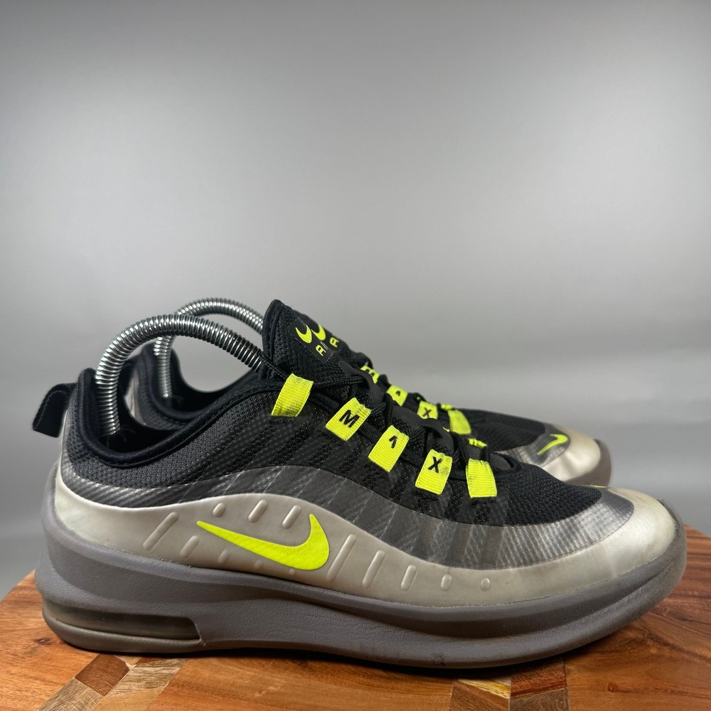 Nike Air Max Axis Black Volt Dark Grey AH5222-012 Womens 7.5 Youth 6Y Sneakers